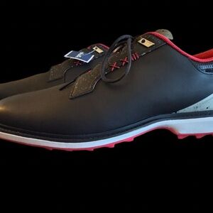 Jordan Black and Red Men's Golf Shoes
